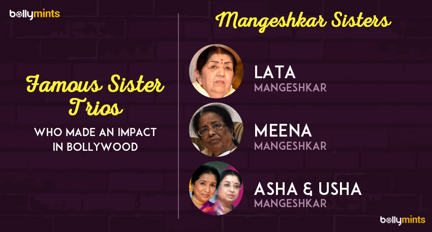 Mangeshkar Sisters – Lata, Meena, Asha & Usha