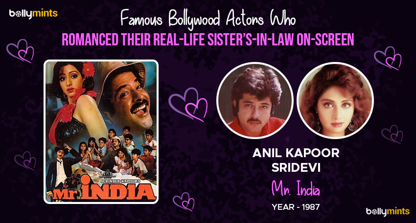 Anil Kapoor – Sridevi (Mr. India - 1987)