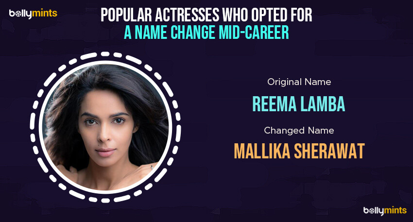 Reema Lamba – Mallika Sherawat