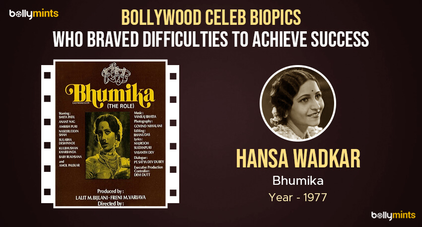 Bhumika (1977) - Hansa Wadkar