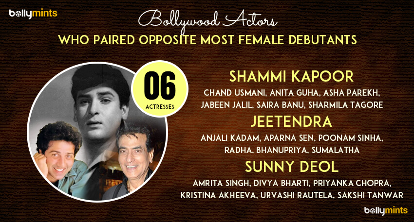 Shammi Kapoor / Jeetendra / Sunny Deol