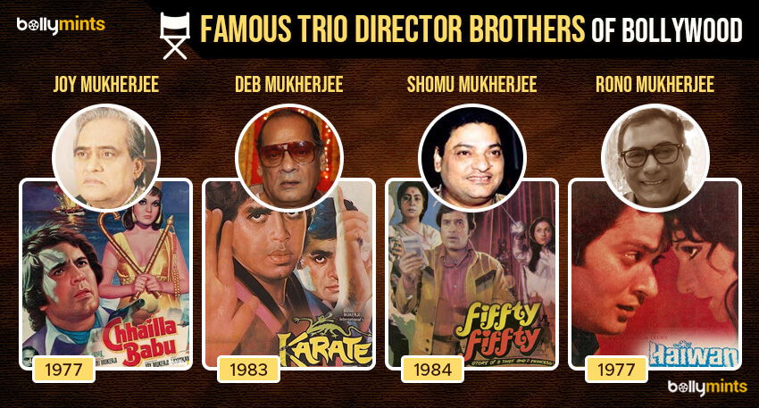 Joy Mukherjee, Deb Mukherjee, Shomu Mukherjee, Rono Mukherjee